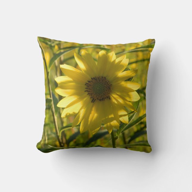Coussin de tournesol brillant (Recto)