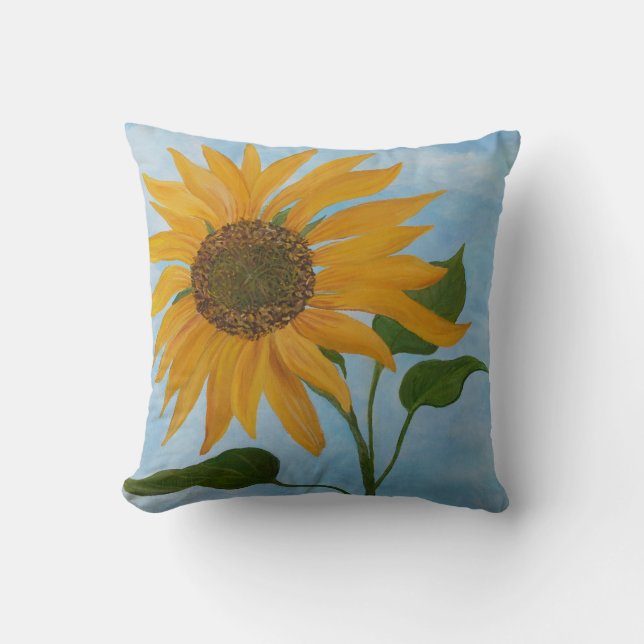 Coussin de tournesol peint (Recto)