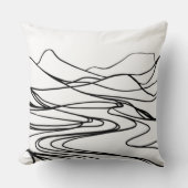 Coussin de tranquillité zen monochromatique (Recto)