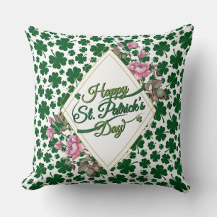 Coussin de trèfle de la fête de la St Patrick