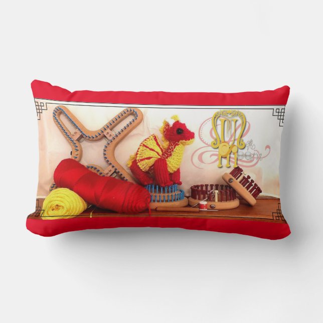 Coussin de Tricot de Loom (Recto)