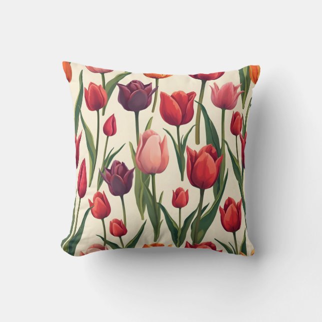 Coussin de tulipe, coussin (Recto)