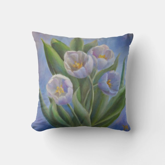 Coussin de "tulipes" (Recto)