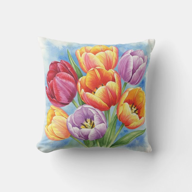 Coussin de tulipes (Recto)