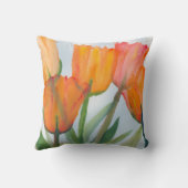 Coussin de tulipes orange (Verso)