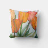 Coussin de tulipes orange (Recto)