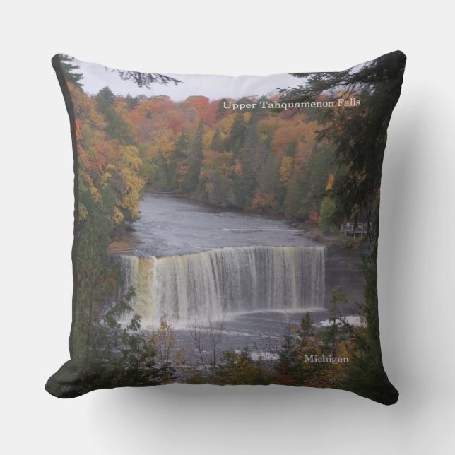 Coussin de Upper Tahquamenon Falls (Recto)