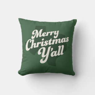 Coussin de vacances *Joyeux Noël Y'all*
