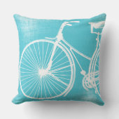 Coussin de vélo blanc gris bleu (Recto)