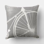 Coussin de vélo gris et blanc (Verso)
