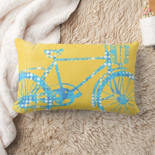 Coussin de vélo jaune et blanc (Couverture)