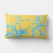 Coussin de vélo jaune et blanc (Recto)