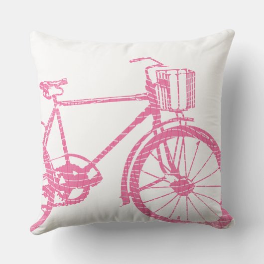 Coussin de vélo rose et violet (Verso)