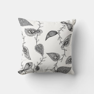 Coussin de vigne tiré à la main