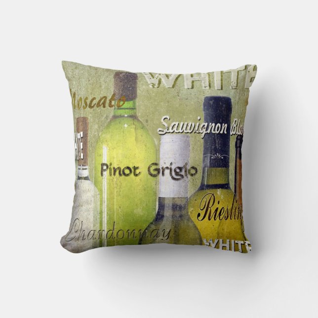 Coussin de vin blanc, Copyright Karen J Williams (Recto)
