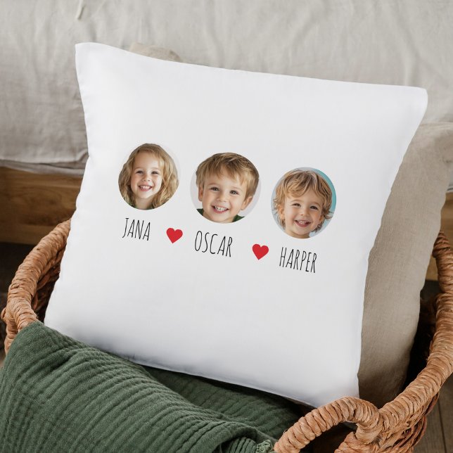 Coussin de visage enfant personnalisé | Photo pers (Créateur téléchargé)