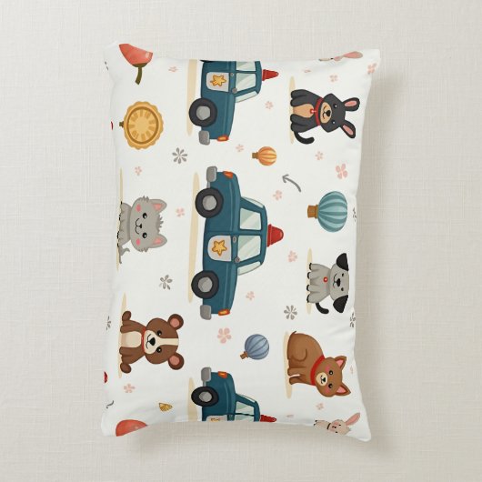 Coussin de voiture de police (Dos(Vertical))