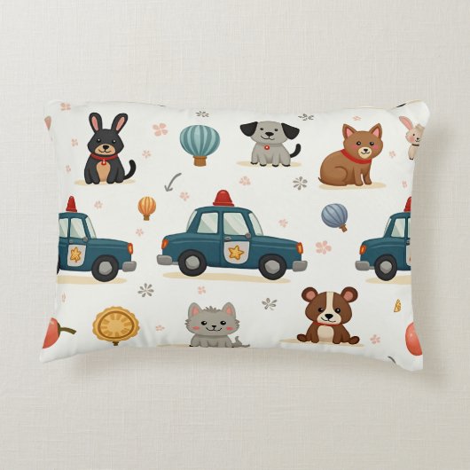 Coussin de voiture de police (Dos)