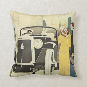 Coussin de voyage par la route d'art déco