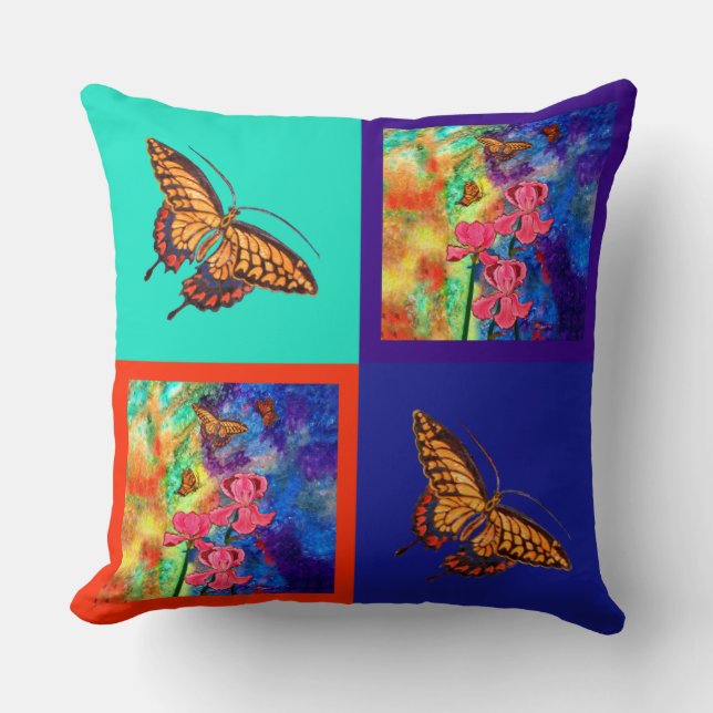 Coussin de vues de l'attraction 2 de machaon (Recto)
