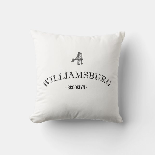 Coussin de Williamsburg Brooklyn (Recto)