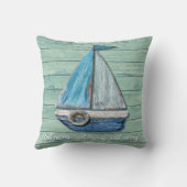 Coussin de yacht de conception de plage de bois de (Verso)