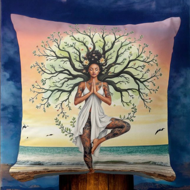 Coussin de Yoga Sérénité (Créateur téléchargé)
