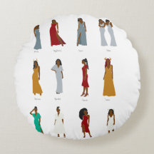 Coussin de Zodiac de la femme noire