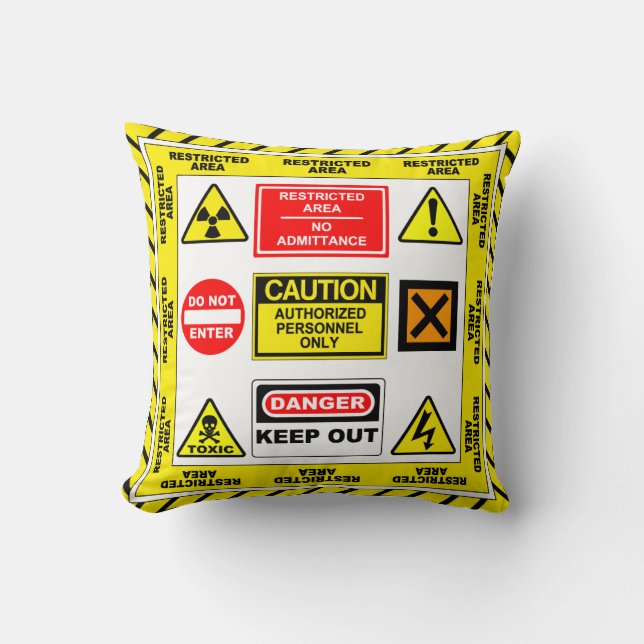 Coussin de zone réglementée 1 (Recto)
