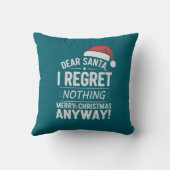 Coussin Dea Santa Je Ne Regrette Rien (Verso)