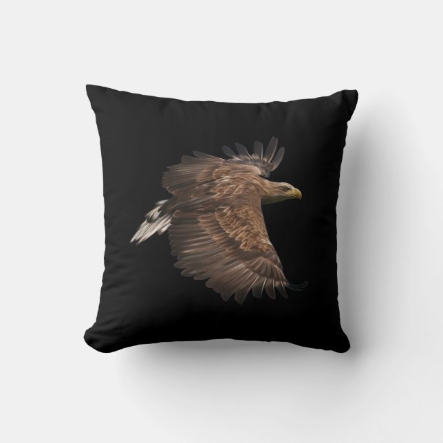 Coussin d'Eagle de règne animal (Recto)