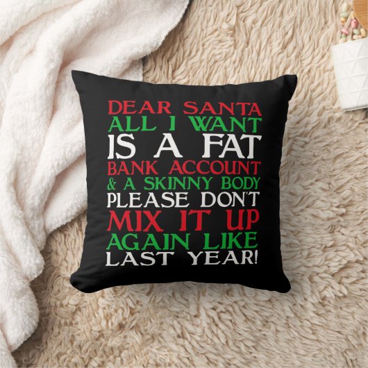 Coussin Dear Santa (Couverture)