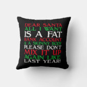 Coussin Dear Santa (Verso)