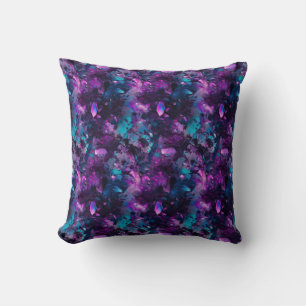 Coussin d'eau opale violet - cristaux Abstraits