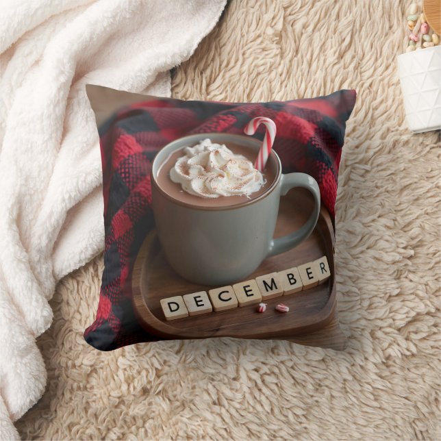 Coussin Décembre Chocolat chaud (Couverture)