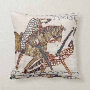Coussin Décès du roi Harold (Tapisserie de Bayeux)