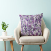 Coussin d'échelles de sirène, pourpre, décor de (Chaise)