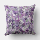 Coussin d'échelles de sirène, pourpre, décor de (Verso)