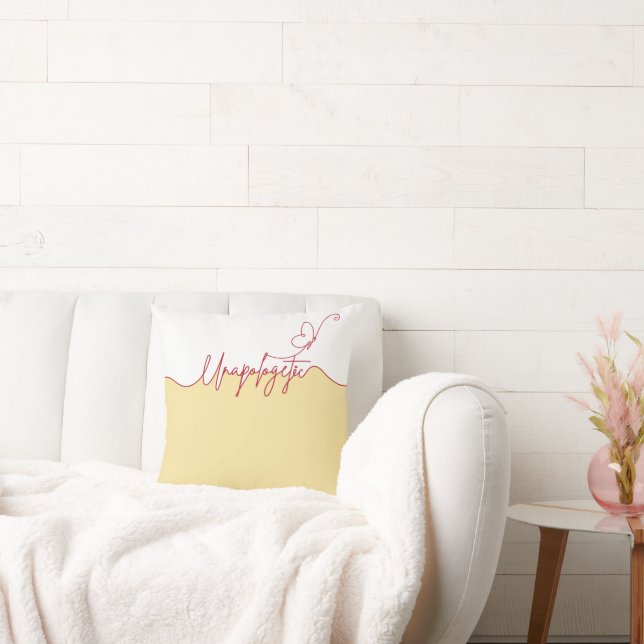 Coussin Déclaration Féminine Audacieuse et Sans Compromis (Canapé)