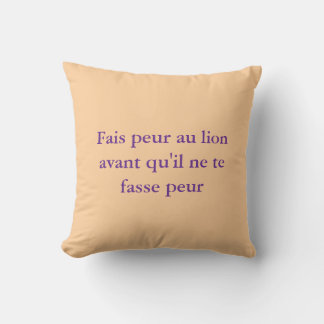 Coussin Déco Proverbe