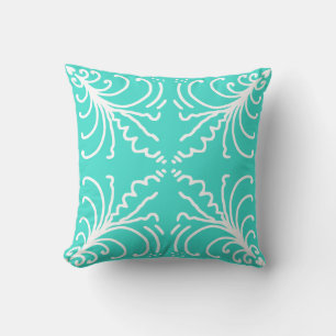Coussin Déco turquoise