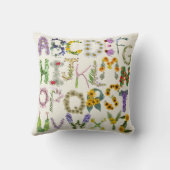 Coussin Décor à thème Alphabet pour enfants (Verso)