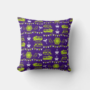 Coussin Décor camping Caravan