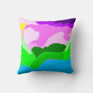 Coussin Décor couleur codée