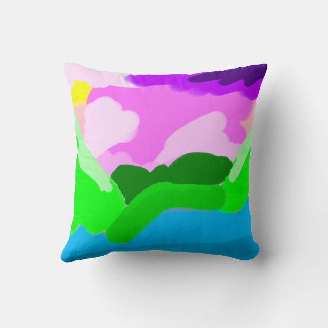 Coussin Décor couleur codée (Verso)