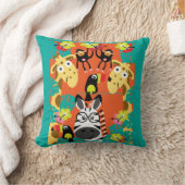 Coussin Décor d'animaux de la jungle de pépinière (Couverture)