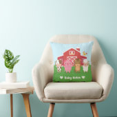 Coussin Décor de chambre d'enfant avec animaux de ferme mi (Chaise)