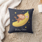 Coussin Décor de chambre d'enfants drôle de singe mignon é (Couverture)