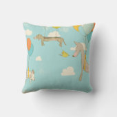 Coussin Décor de chambre pour chiens illustrés pour enfant (Verso)