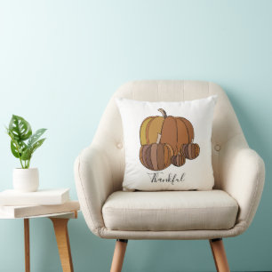 Coussin Décor de ferme citrouille
